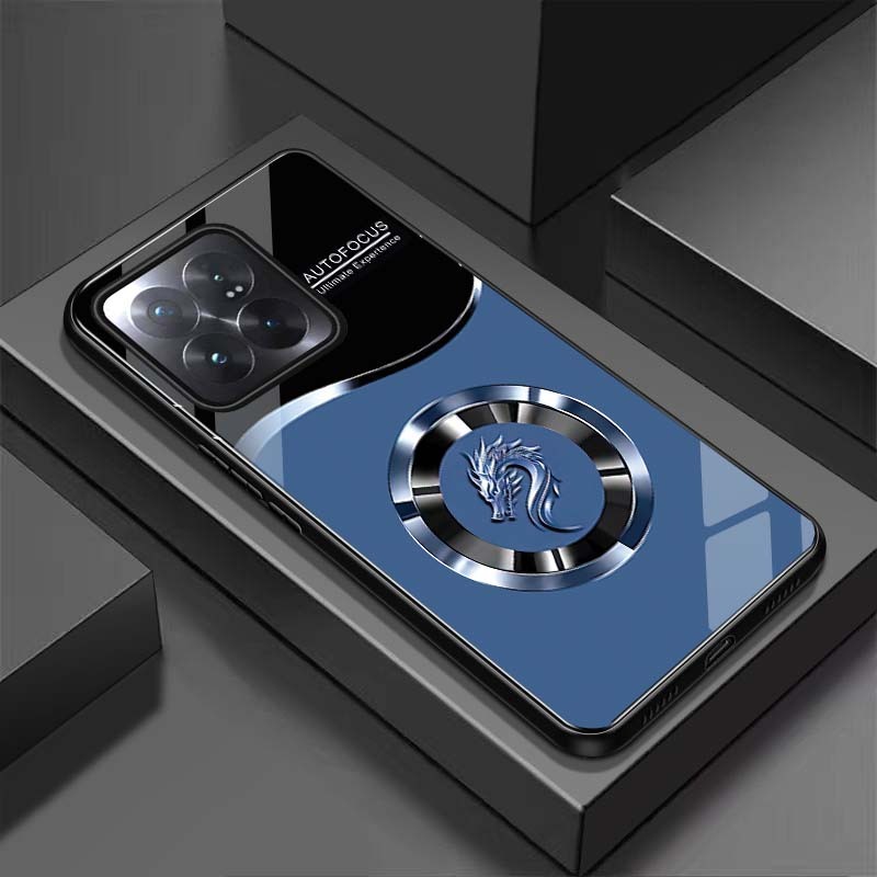 Ốp Lưng cho XIAOMI 14 5G, 14 PRO 5G Mặt lưng kính cường lực, cao cấp Họa tiết