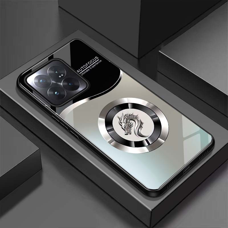 Ốp Lưng cho XIAOMI 14 5G, 14 PRO 5G Mặt lưng kính cường lực, cao cấp Họa tiết