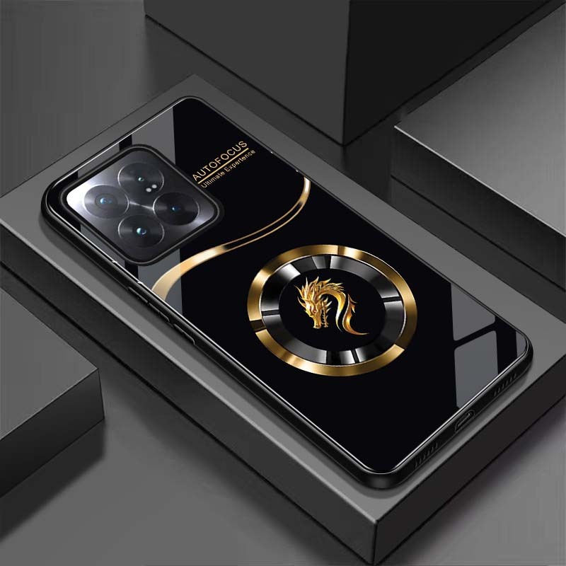 Ốp Lưng cho XIAOMI 14 5G, 14 PRO 5G Mặt lưng kính cường lực, cao cấp Họa tiết