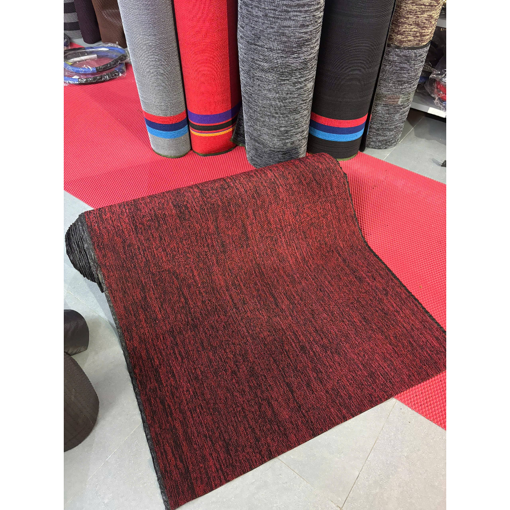 [7 chỗ] Thảm cước lót sàn xe 7 chỗ kích thước 4.5m x 53cm và cả lót cốp 3m x 1.05m và 6m x 53cm, nguyên cuộn về tự cắt
