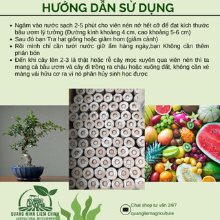Đất nén xơ dừa trồng rau đã qua xử lý [Viên nén tròn 450gram] - Mụn xơ dừa ép bánh ươm Hạt giống