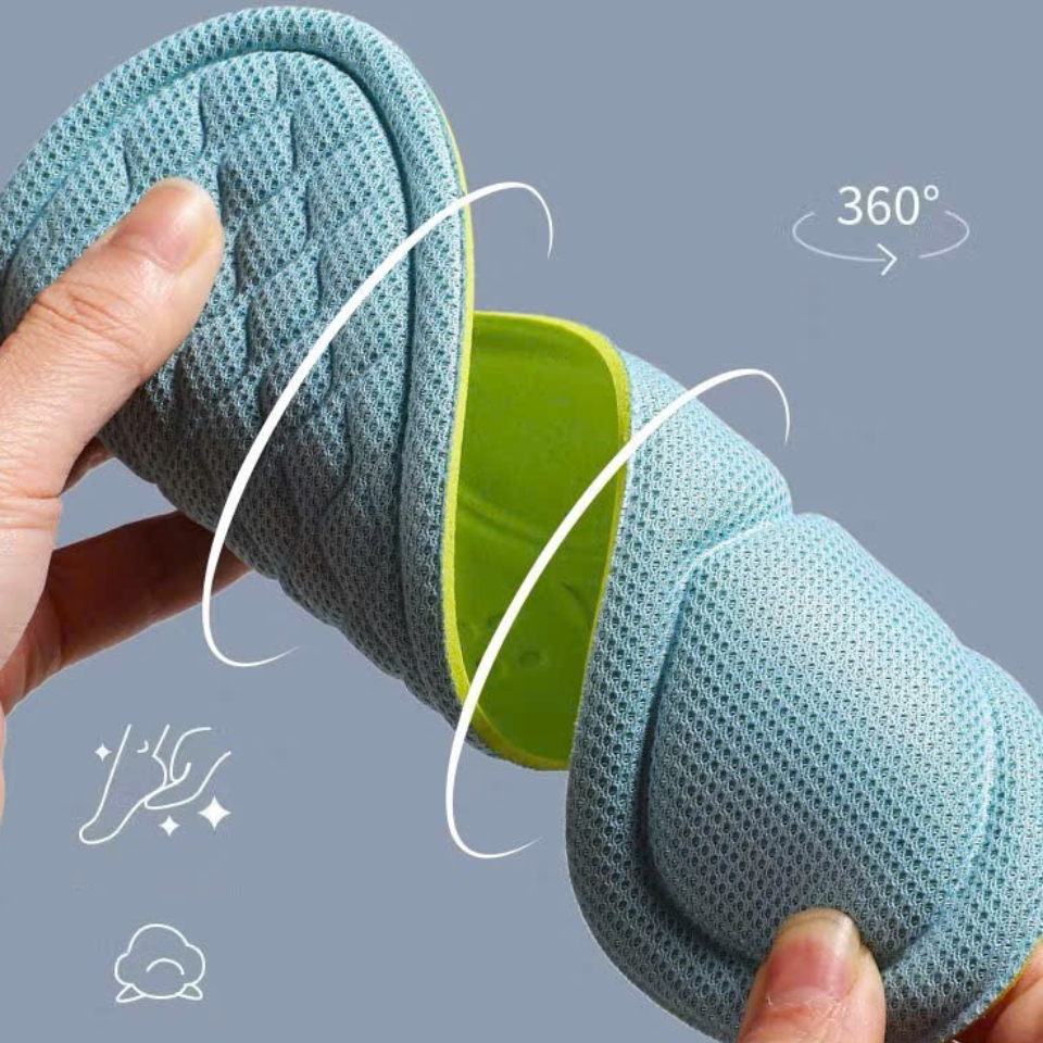 Ảnh Miếng Lót Giày Khử Mùi bằng Tinh Chất Bạc Hà và Ngải Cứu MINSU M2358 Thoáng Khí, Kháng Khuẩn Cho Giày Thể Thao Nam Nữ 4