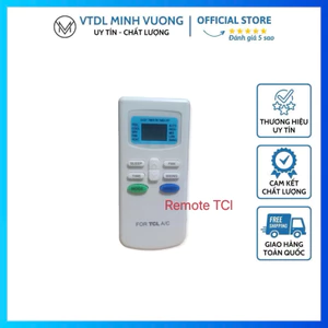 Điều khiển máy lạnh TCL nhiều loại ( tặng cặp pin ) / Remote máy lạnh TCL