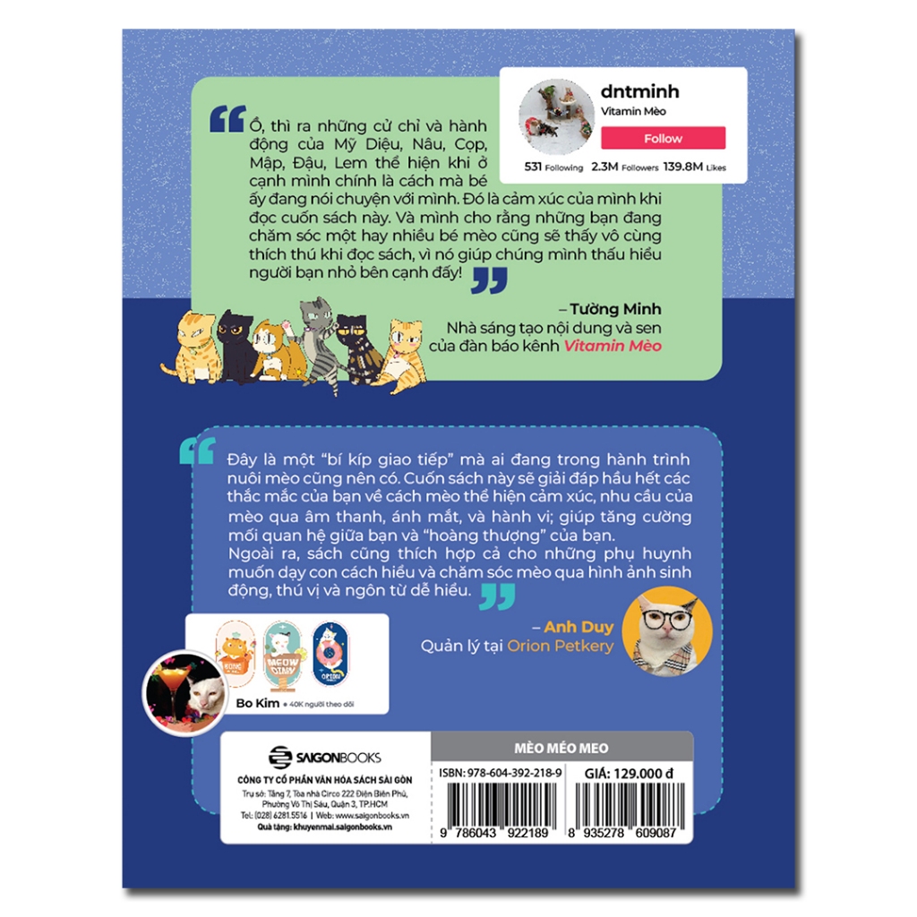 Sách - Mèo Méo Meo - Kitty Language - Tác giả LiLi Chin