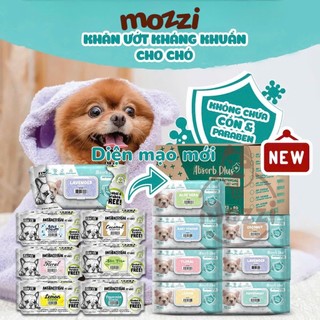 Khăn ướt cho chó mèo Kháng khuẩn trắng  Absorb Antibacterial Absolute
