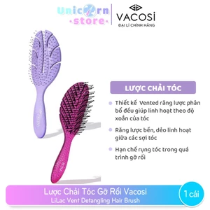 Lược Chải Tóc Gỡ Rối VACOSI LILAC VENT DETANGLING HAIR BRUSH