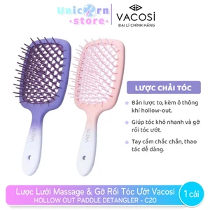 Lược Lưới Massage & Gỡ Rối Tóc Ướt VACOSI HOLLOW OUT PADDLE DETANGLER - C20