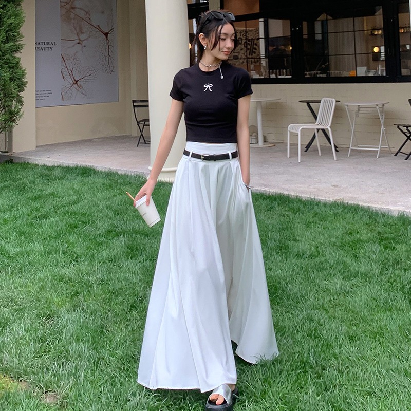 Chân váy xếp ly dáng dài 90cm, chân váy midi hàn quốc dáng xòe, phong cách hách dáng trendy - MT CLASSIC