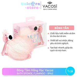 Bông Tắm Hồng Hạc VACOSI BATH SPONGE, FLAMINGO - BP62