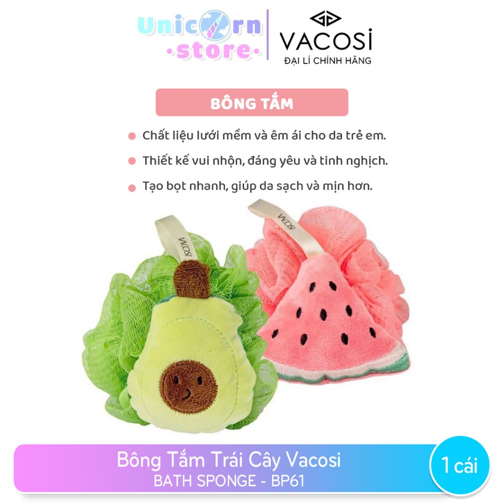 Bông Tắm Trái Cây VACOSI BATH SPONGE - BP61