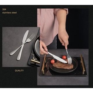 Bộ phụ kiện bàn ăn inox loại tốt - thìa ăn súp, muỗng cà phê, dao bit tết , nĩa ăn rau ăn cơm