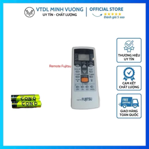 Điều khiển máy lạnh Fujitsu nhiều loại ( tặng cặp pin ) / Remote máy lạnh Fujitsu