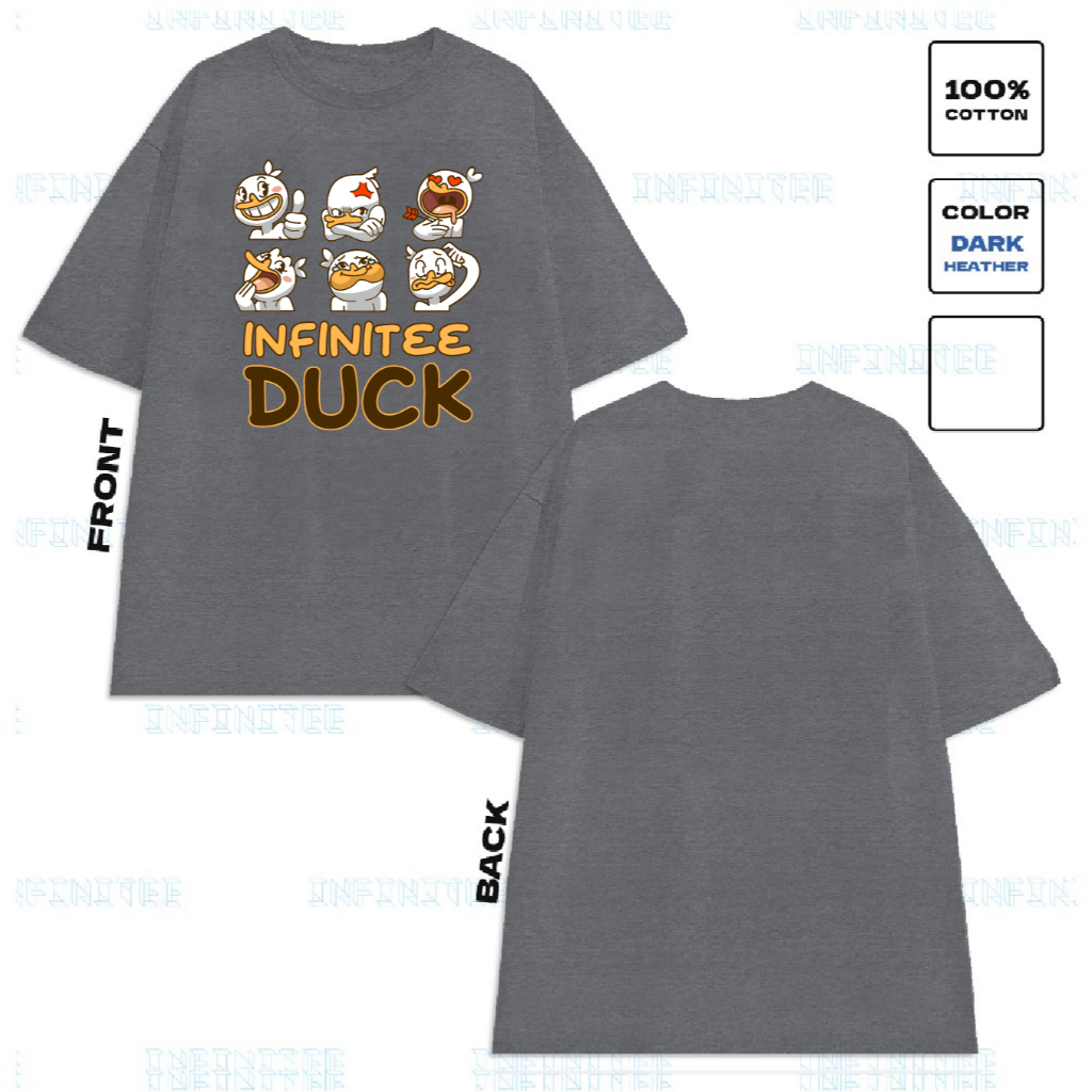 Áo thun INFINITEE Fni24054 Thun 100% Cotton - form rộng Unisex.