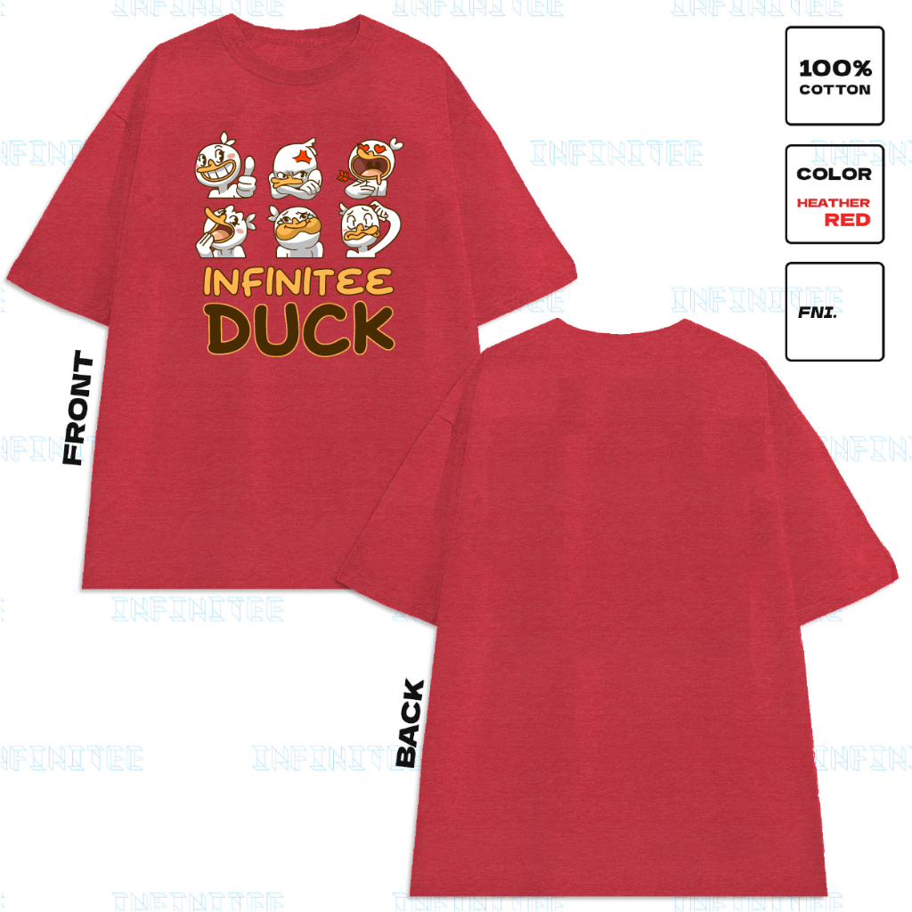 Áo thun INFINITEE Fni24054 Thun 100% Cotton - form rộng Unisex.