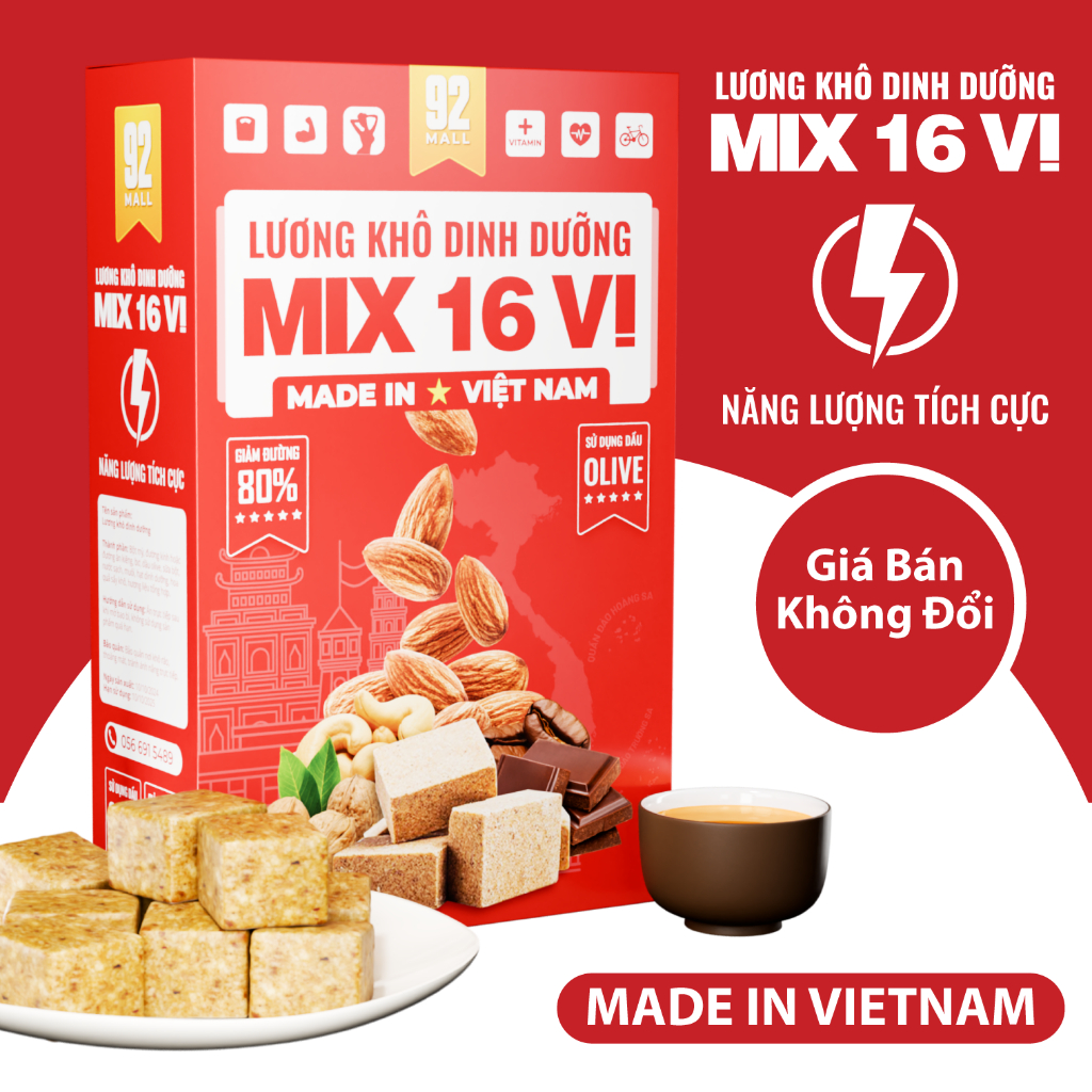 Lương Khô Mix 12 Vị Hộp 500g Lương Khô Ngon Thay Thế Bữa Ăn Lương Khô ...