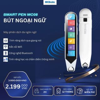 Bút ngoại ngữ - Smart Pen MC08 - Bút phiên dịch thông minh đa ngôn ngữ