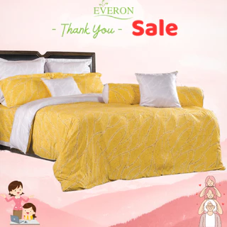 Drap chăn ga Everon EPM 19063 màu vàng vải Modal