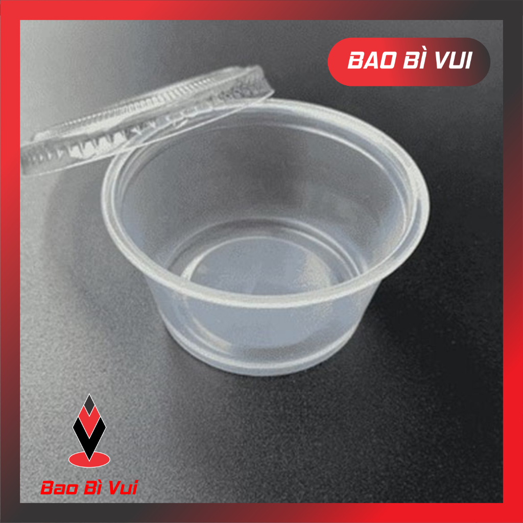 ( COMBO 500 CÁI) Hũ 2oz có nắp rời, hũ nước sốt 60ml - BAO BÌ VUI