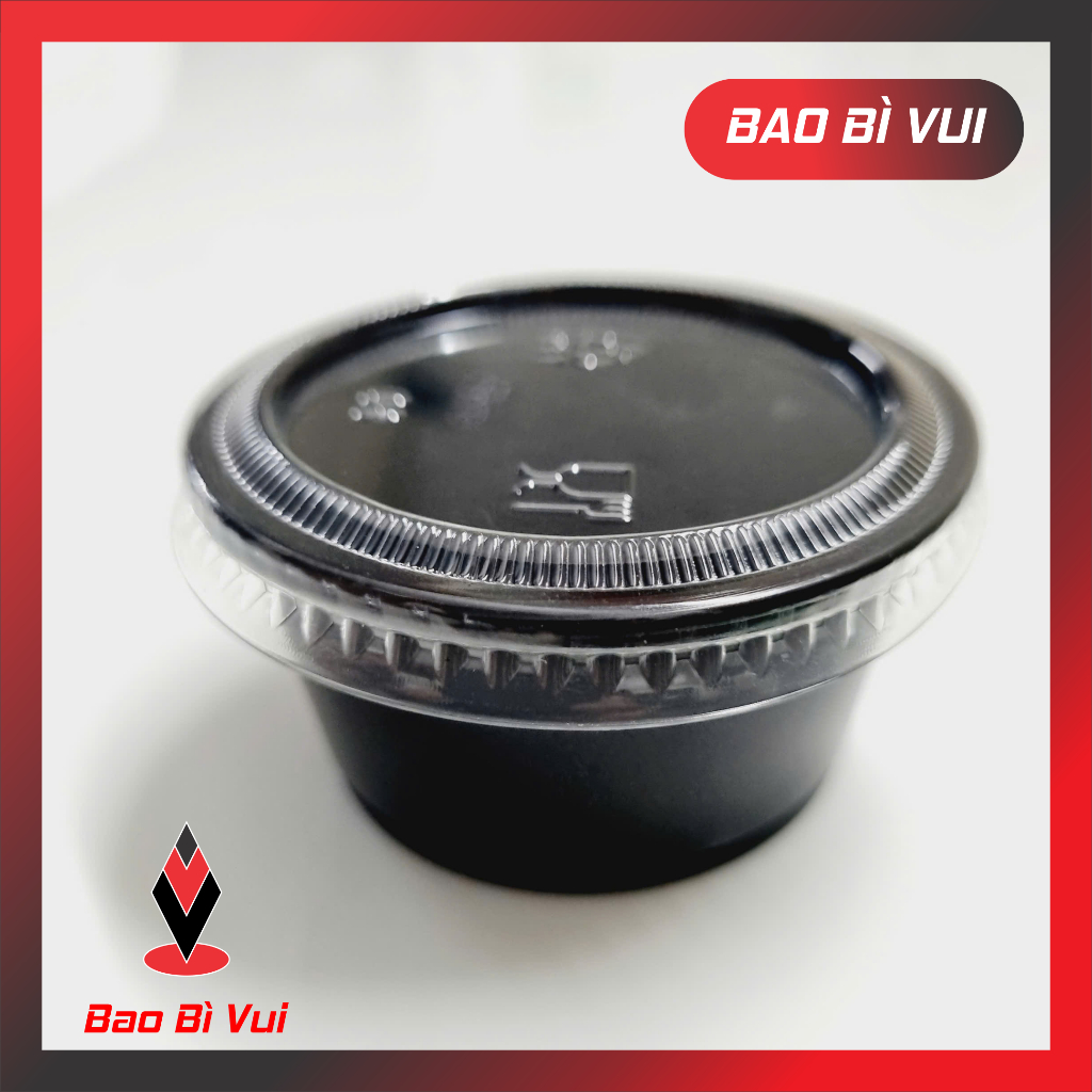 ( COMBO 500 CÁI) Hũ 2oz có nắp rời, hũ nước sốt 60ml - BAO BÌ VUI