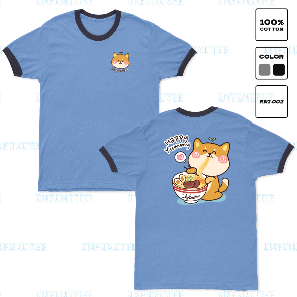 Áo thun INFINITEE Fni24055 Thun 100% Cotton - form rộng Unisex.