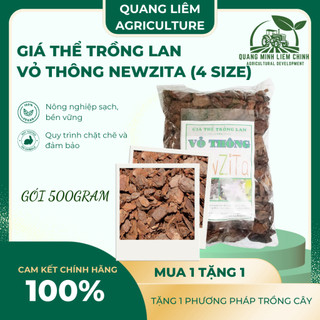Giá Thể Trồng Lan - Vỏ Thông NewZita (4 SIZE) - Chuyên dùng cho hoa lan, Có thể kết hợp với Dớn cọng