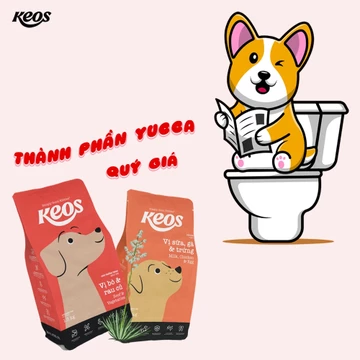 3KG Thức ăn cho chó Keos adult chicken and vegetables –Vị gà,rau củ-Thức ăn hạt cho chó trưởng thành