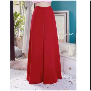 Quần váy mặc áo dài ( trang phục biểu diễn) màu trắng hoặc đỏ đô