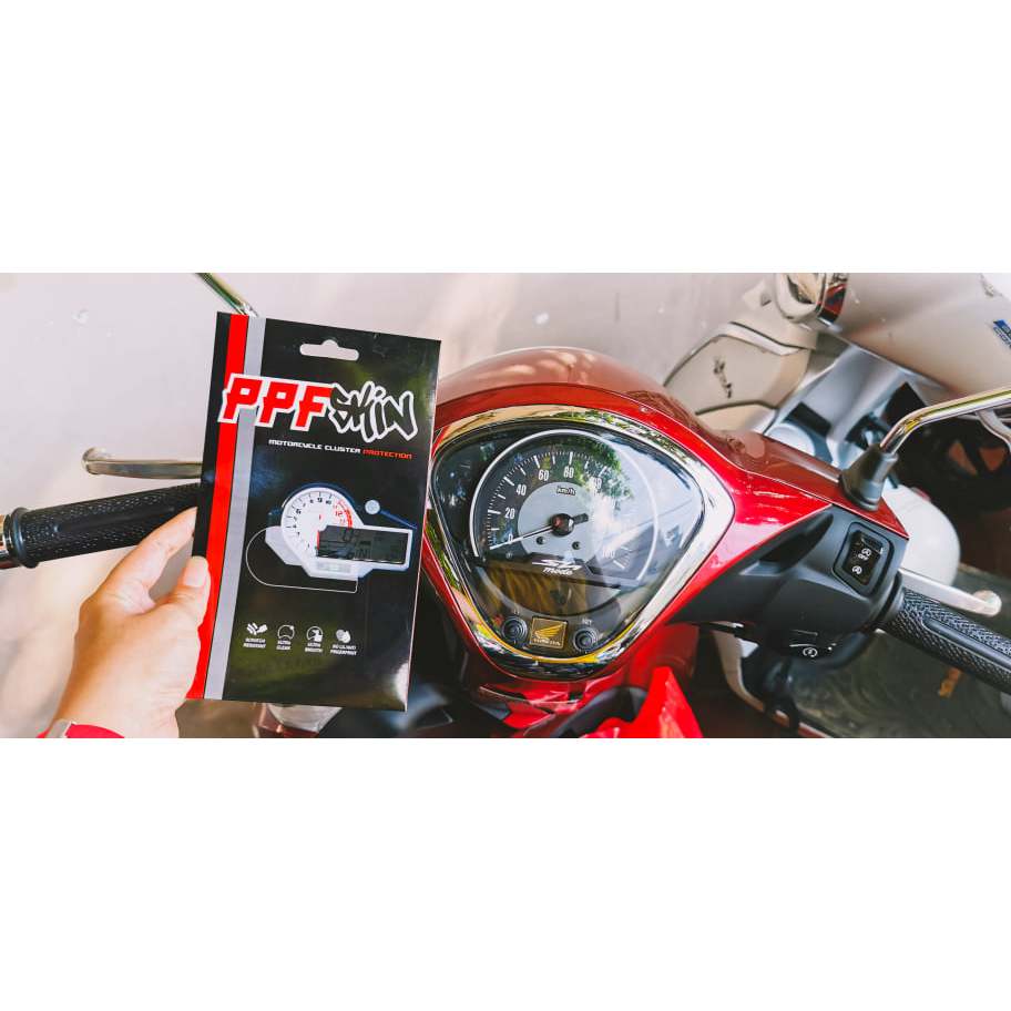 PPF Honda SH mode 2024  ... PPF dán bảo vệ mặt đồng hồ xe