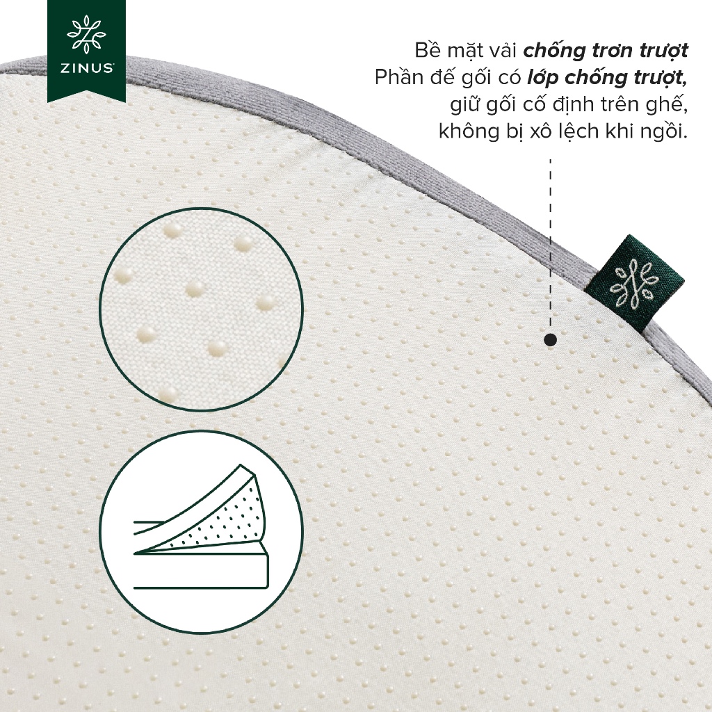 Ảnh Đệm Gối Lót Ghế Memory Foam Hỗ Trợ Cột Sống Cho Dân Văn Phòng - Seat Cushion Memory Foam 3