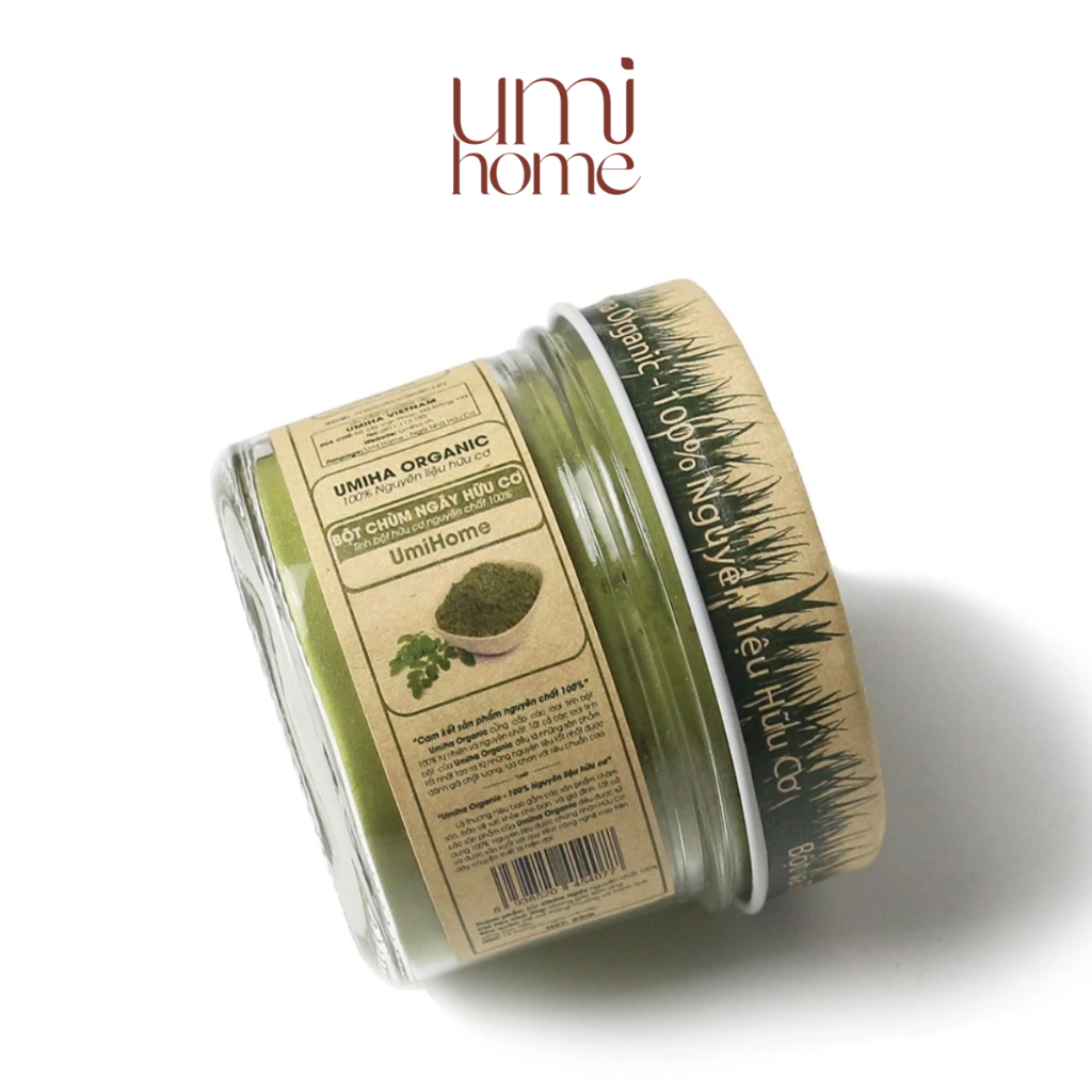 Ảnh Bột Cần Tây đắp mặt nạ và uống UMIHOME nguyên chất | Celery Powder 100% Organic 135G 1