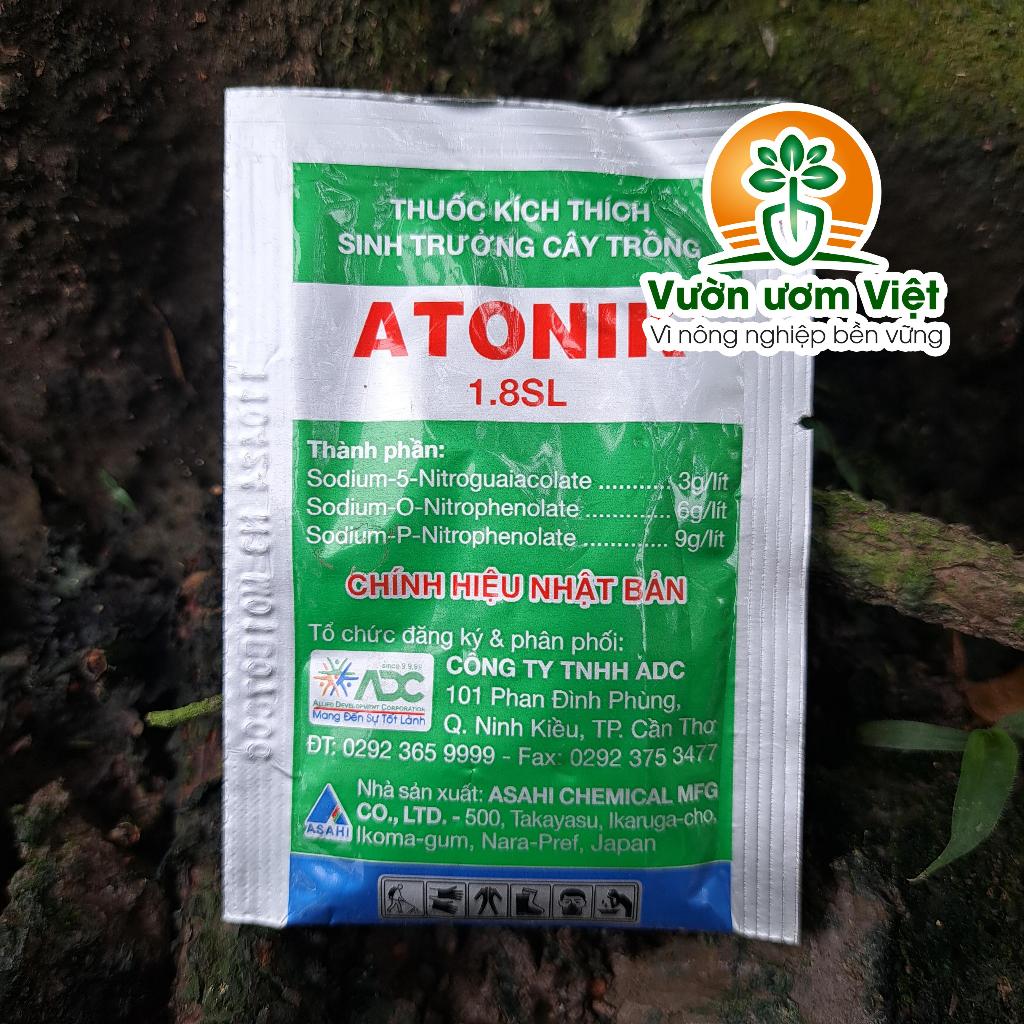 [Hộp 10gói]Thuốc kích thích sinh trưởng Atonik 1.8SL chính hãng ADC nhập khẩu Nhật Bản - Gói 10ml