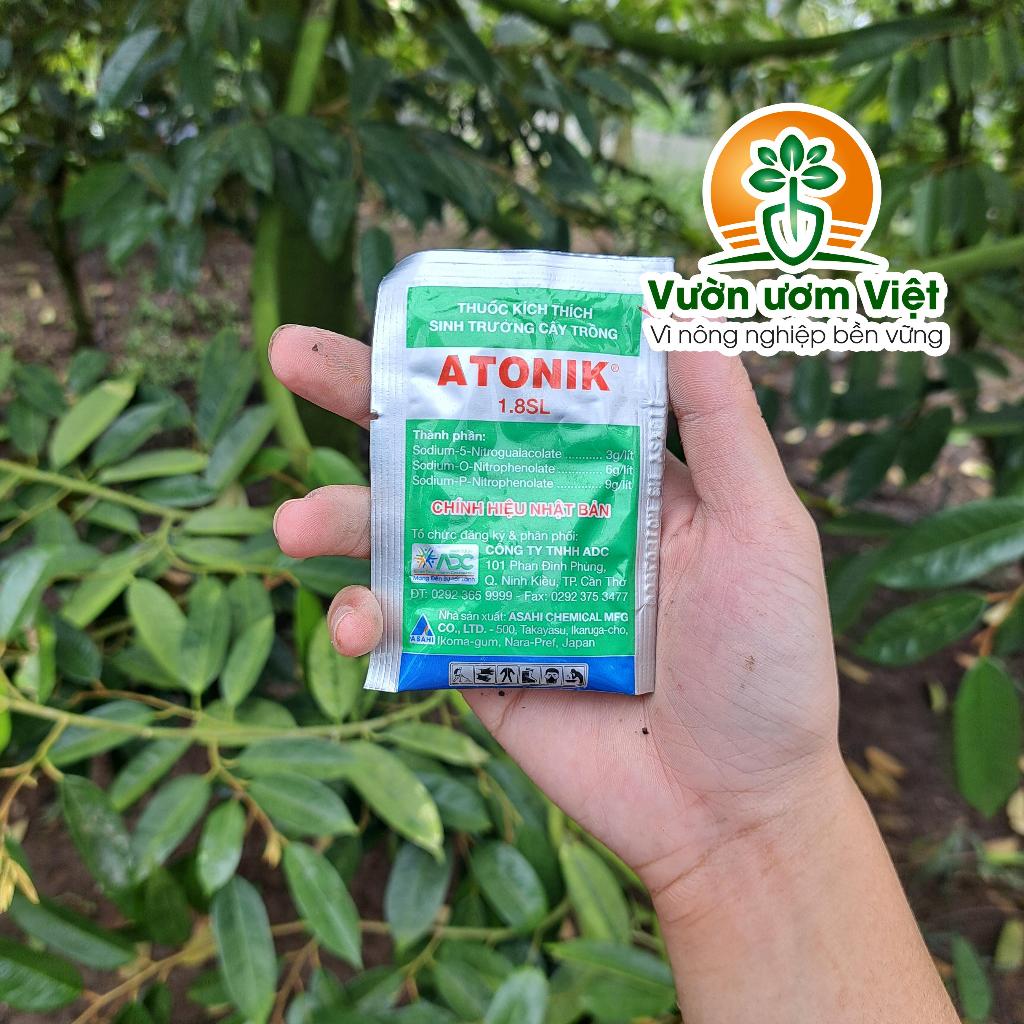 [Hộp 10gói]Thuốc kích thích sinh trưởng Atonik 1.8SL chính hãng ADC nhập khẩu Nhật Bản - Gói 10ml