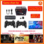 Máy Chơi Game Stick RED  HĐH Emuelec 4.3 Cài Sẵn Full Game Chọn Lọc - Tinh Chỉnh Chơi Mượt - Kèm 2 Tay cầm không dây — ảnh 1