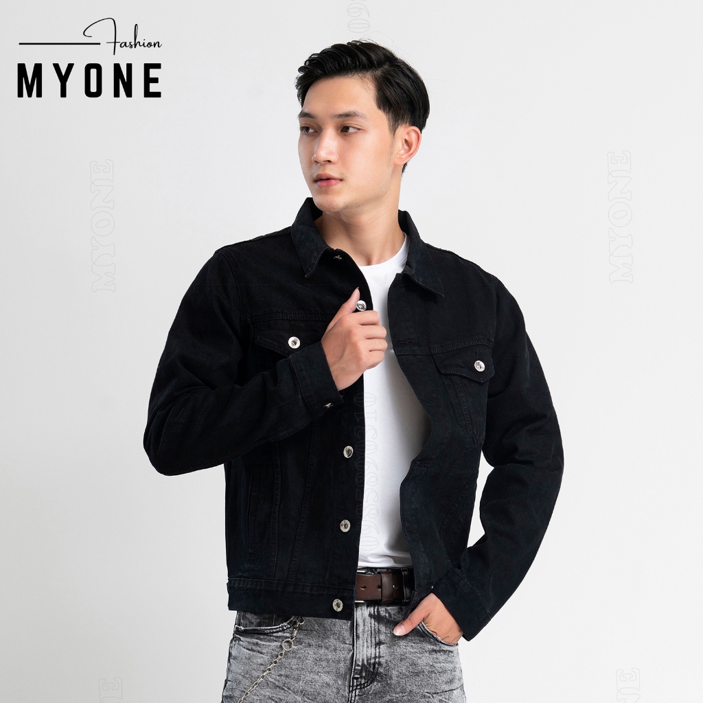 Áo khoác jean nam Cao cấp, áo khoác bò Denim Jacket 4 màu chất vải dày ...