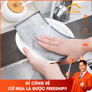 Combo 3 miếng cọ kim loại rửa chén bát