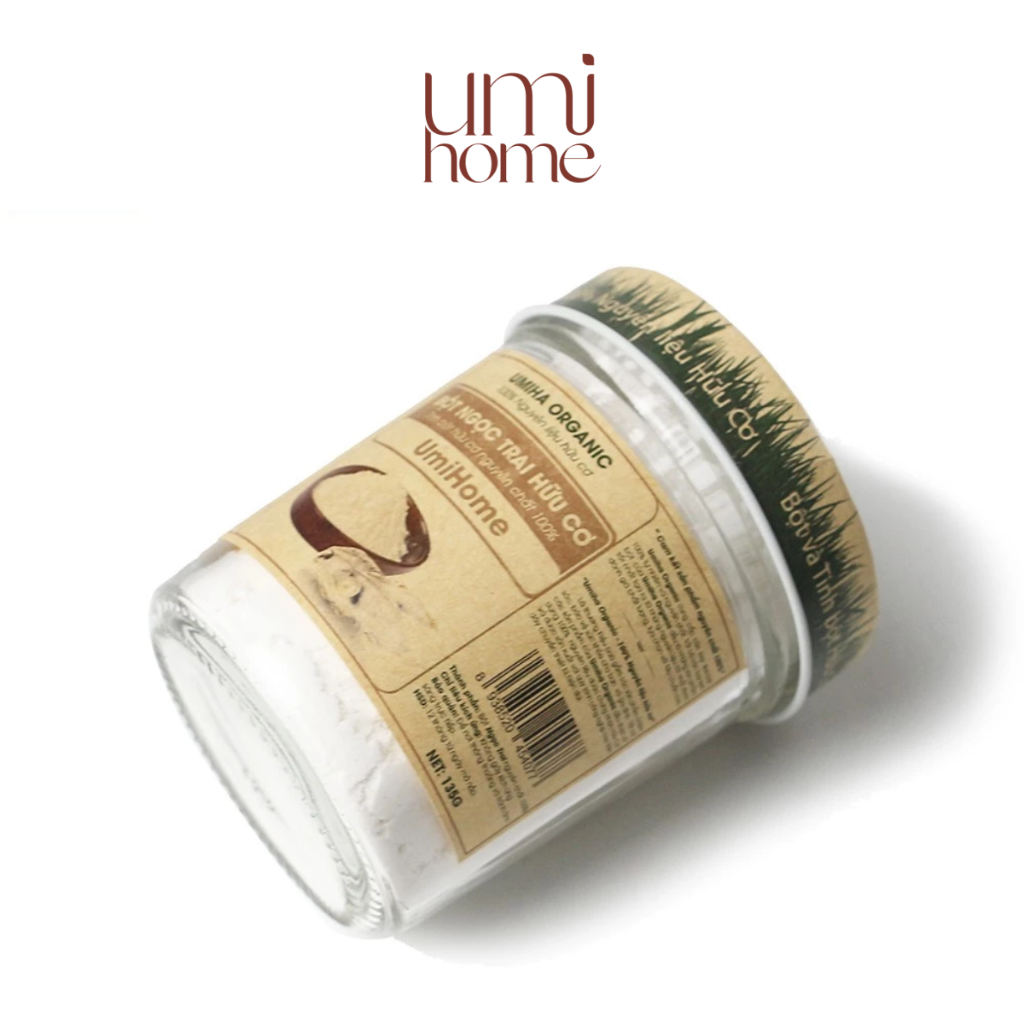Ảnh Bột đắp mặt Ngọc Trai nguyên chất UMIHOME 135g làm sạch trắng da, tăng cường Collagen, ngăn ngừa lão hóa 2