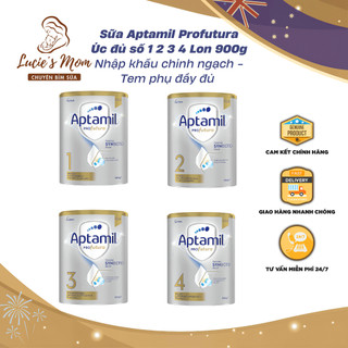 [Tem Phụ Bắc Nam] Sữa Aptamil Profutura Úc, Date Mới Lon 900gr, Đủ Số Cho Bé - Lucie's Mom