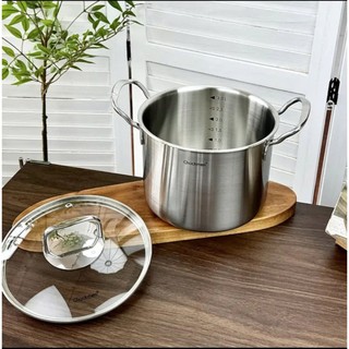 Nồi canh sâu lòng Chockmen [266] inox 3 lớp 18cm sáng bóng bền đẹp độ dày khủng C266