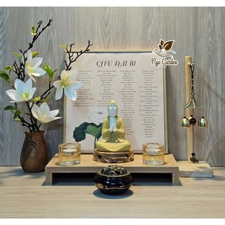 Đế kê tượng phật, đế kê tượng, kệ để máy tính, màn hình, đa năng gỗ thông chất lượng cao, dễ dàng vệ sinh lau dọn