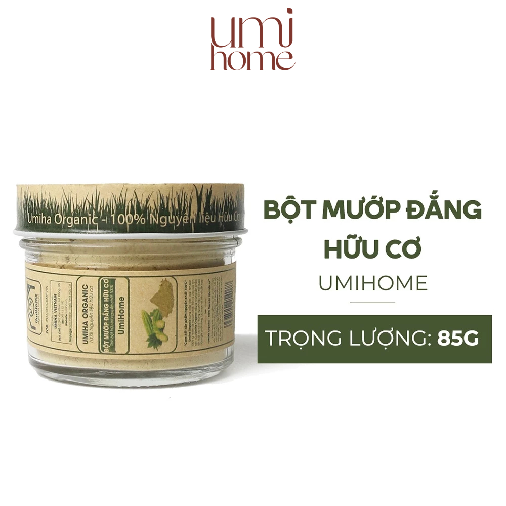 Ảnh Bột đắp mặt nạ Mướp Đắng nguyên chất UMIHOME 135g dưỡng da, ngăn ngừa mụn hiệu quả 2