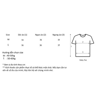 Áo Baby Tee Nữ Trơn Basic Ôm Body, Áo Thun Ngắn Tay Cổ Tròn Siêu Tôn Dáng - ba196