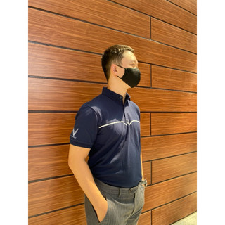 [ Khẩu trang Vinfast đen ] Vải cotton 2 lớp, lọc bụi, thời trang, in logo VF. Vinfast printed black facemask