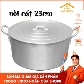 Xoong nồi nhôm nấu canh, kho cá kích thước 24CM