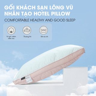 Gối khách sạn Hotel Pillow - Comfortable Healthy And Good Sleep | 48x74cm | Cotton và Microfiber