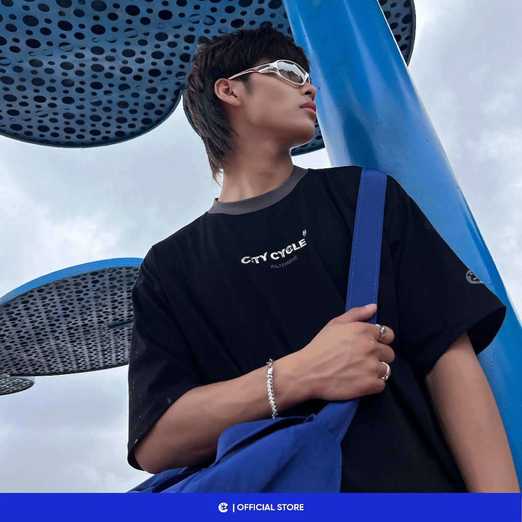 [CHỈ CÒN M] Áo Thun Multiverse Local Brand Chính Hãng City Cycle cotton cao cấp form rộng oversize