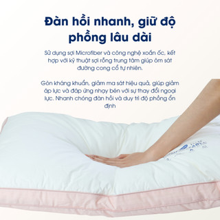 Gối khách sạn Hotel Pillow - Comfortable Healthy And Good Sleep | 48x74cm | Cotton và Microfiber
