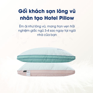 Gối khách sạn Hotel Pillow - Comfortable Healthy And Good Sleep | 48x74cm | Cotton và Microfiber