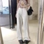 Quần Kaki Nữ Đen Trơn Suông Ống Đứng 20-25CM Quần Jean Nữ BASIC Ôm Eo Form Suông Rộng Phủ Giày MIAA