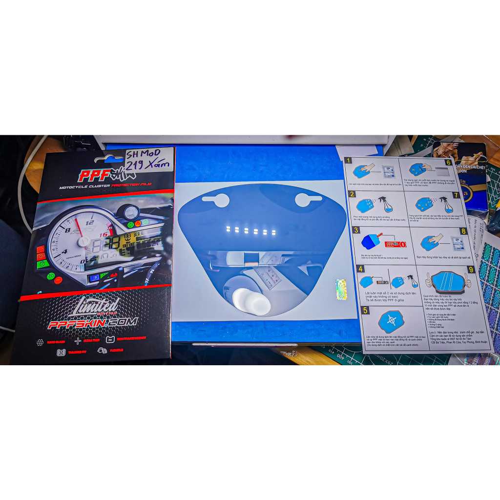 PPF SH MOD 2019  ...PPF dán bảo vệ mặt đồng hồ xe