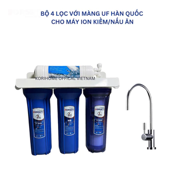 Bộ Lọc Nước Không Dùng Điện Dùng Màng Siêu Lọc UF dùng tiền lọc máy ion kiềm, dùng dưới gầm nước nấu ăn...
